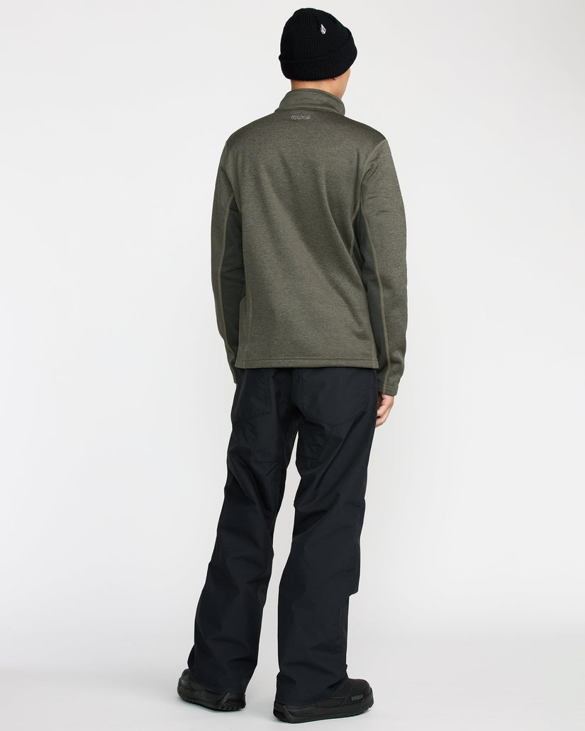 Sweat zippé en molleton Snowbound - Military