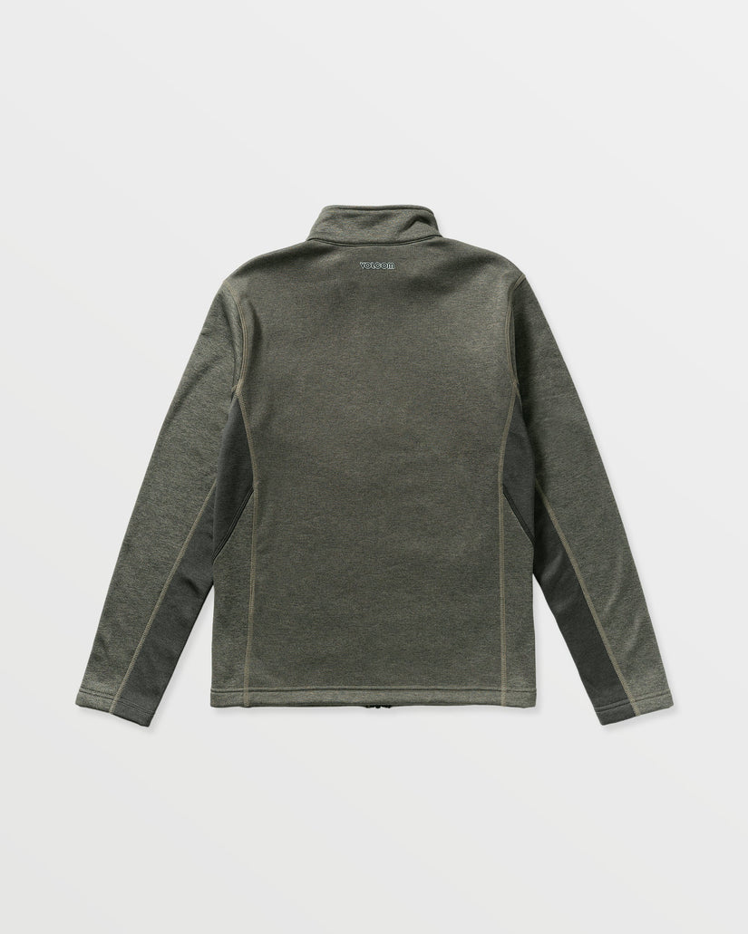 Sweat zippé en molleton Snowbound - Military