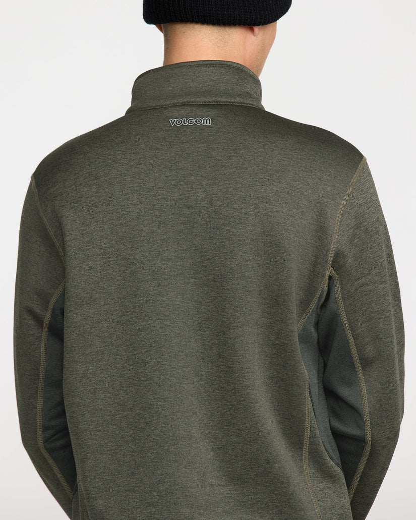 Sweat zippé en molleton Snowbound - Military
