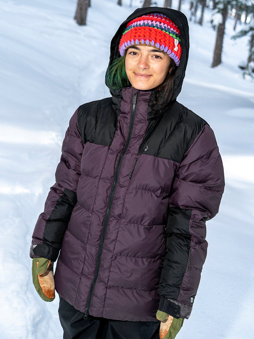 Puffleup Jacket - BLACKBERRY