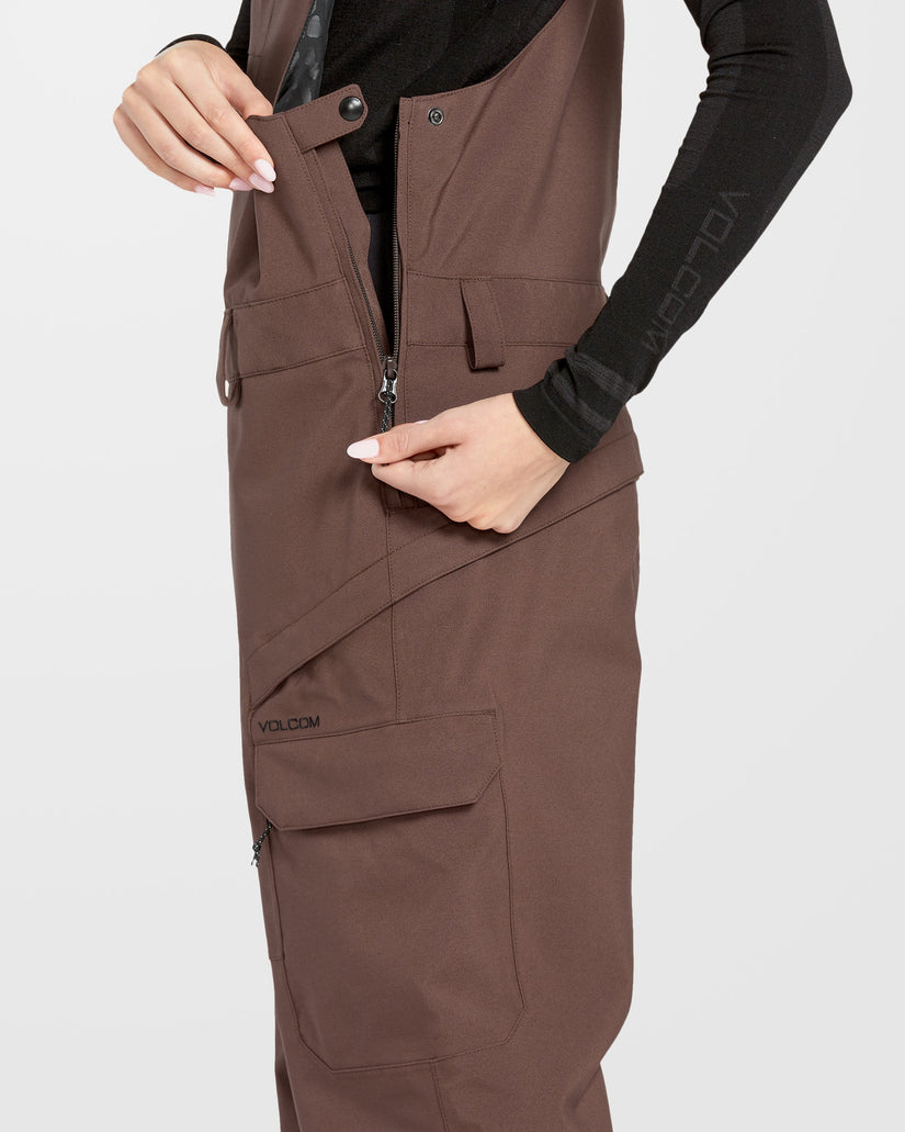 Creston 3D Stretch Bib Overall - Mahogany