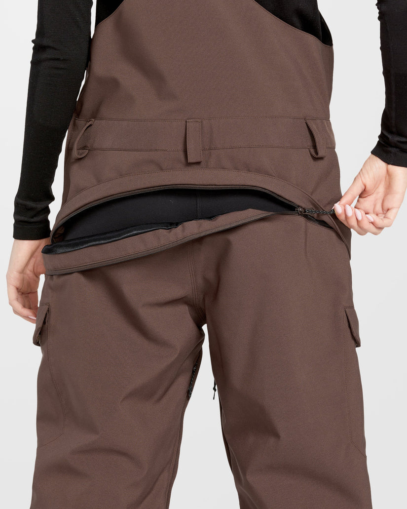 Creston 3D Stretch Bib Overall - Mahogany