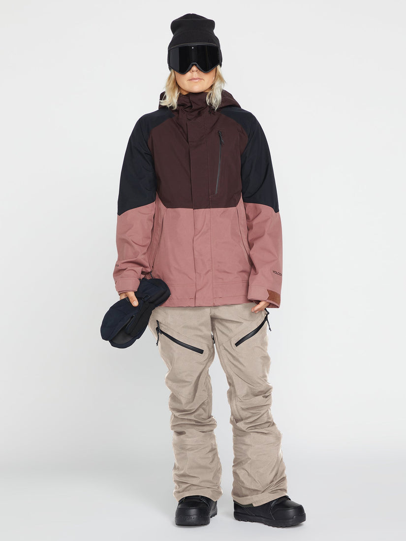 ELM STRETCH GORE BIB OVERALL (H1352309_SAN) [F]