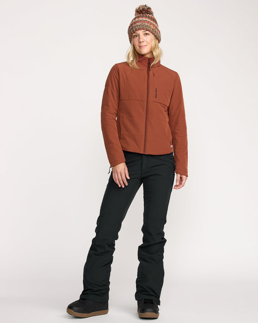 Veste zippée Evergreen - Henna