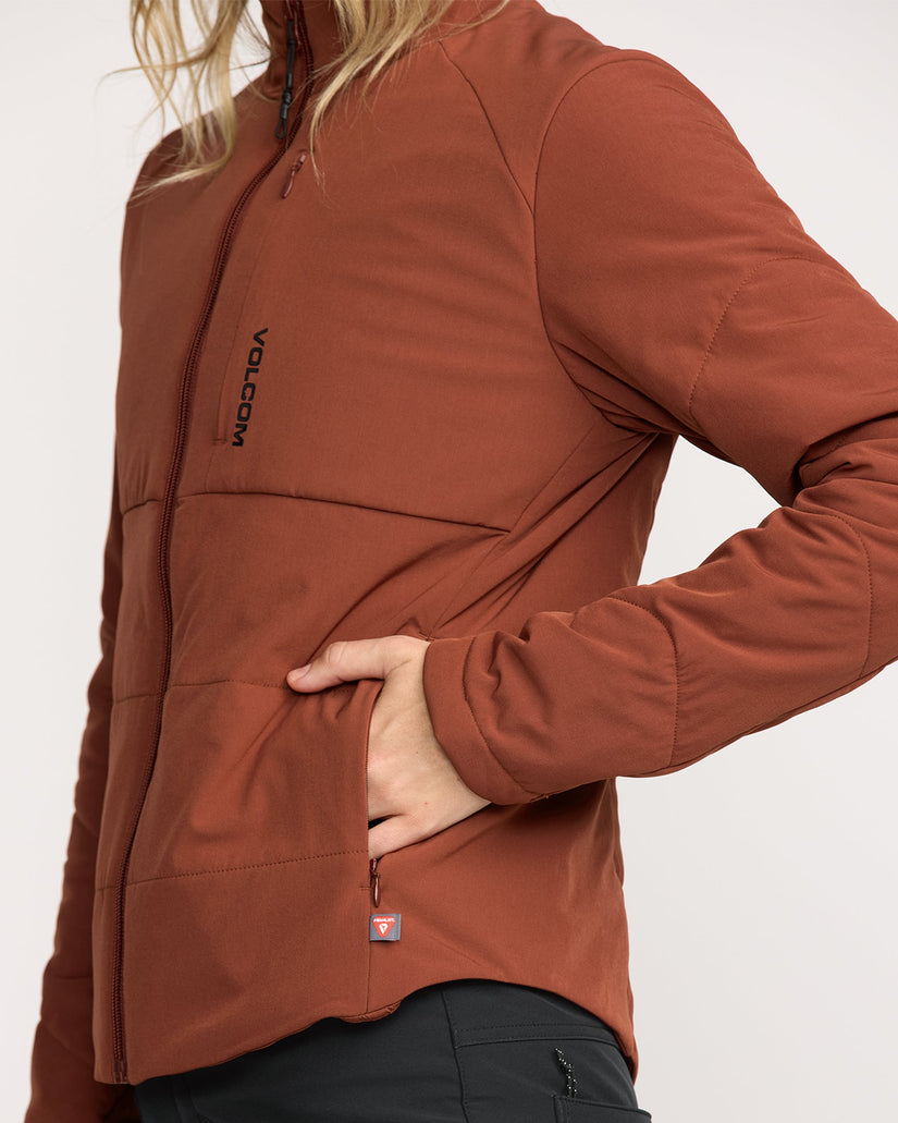 Veste zippée Evergreen - Henna