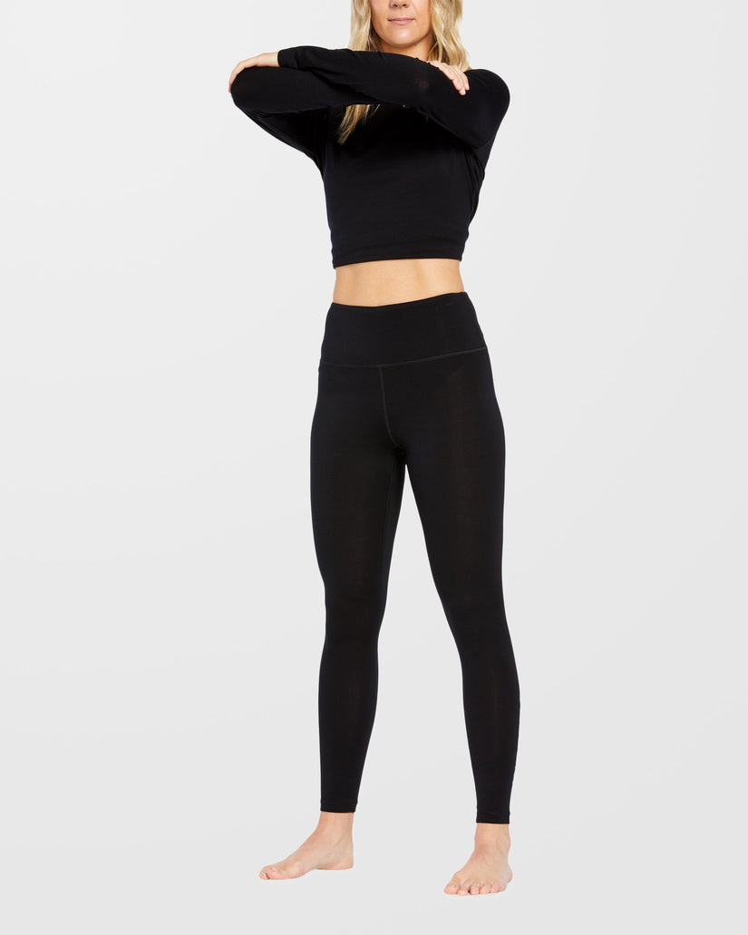 Legging première couche W Merino Blend Base Layer - Black
