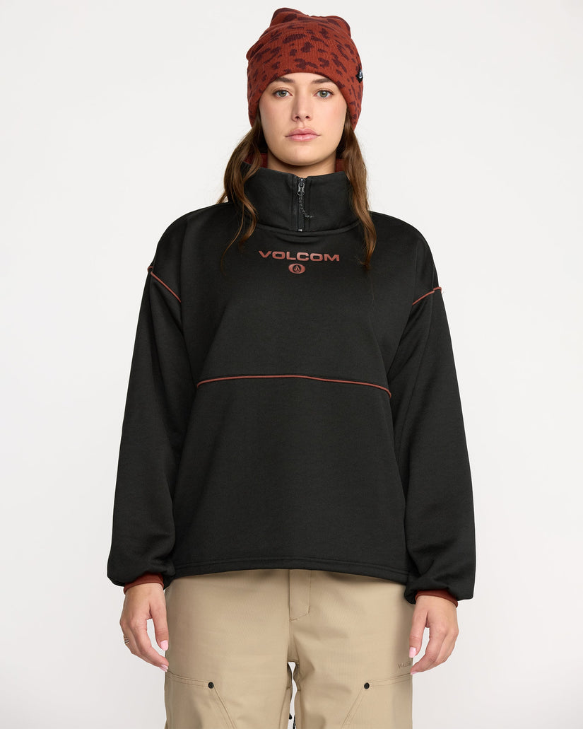 Sweatshirt Hydro 1/4 Zip - Black