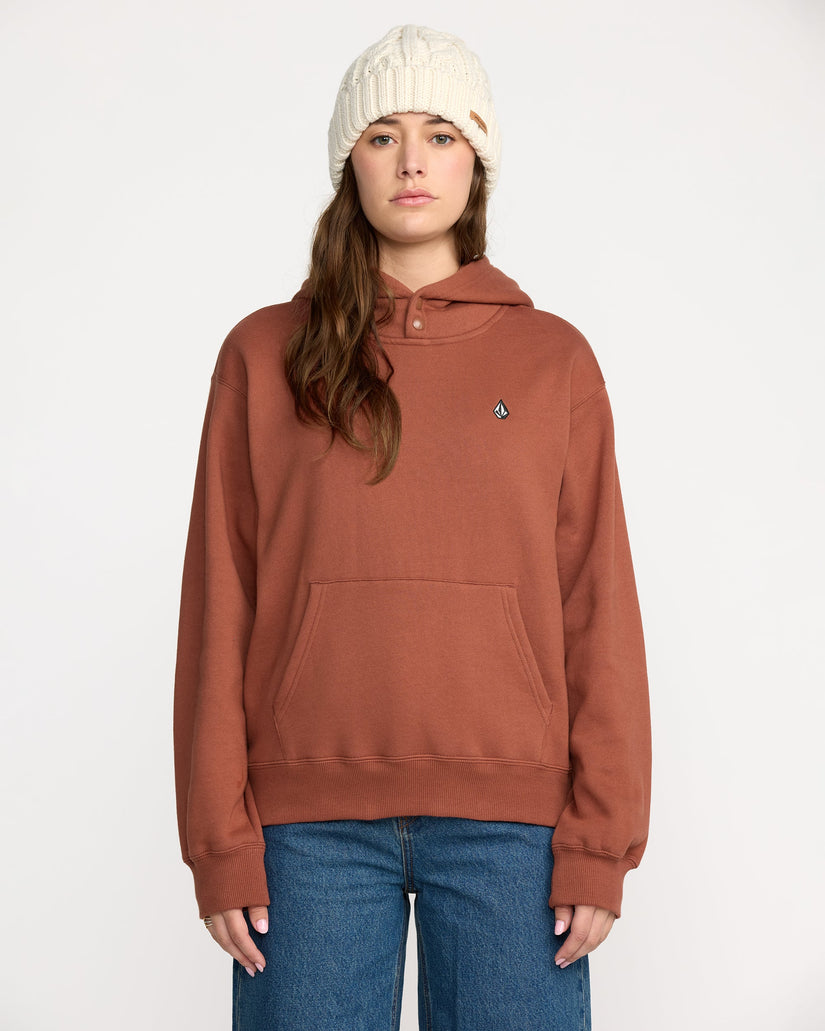 Sweat à capuche Costus Fleece - Henna