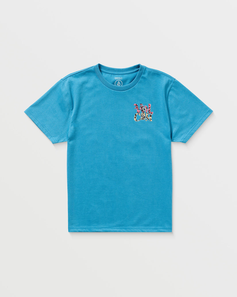 T-shirt Eye Warp - BLUE TURQ - (ENFANT)