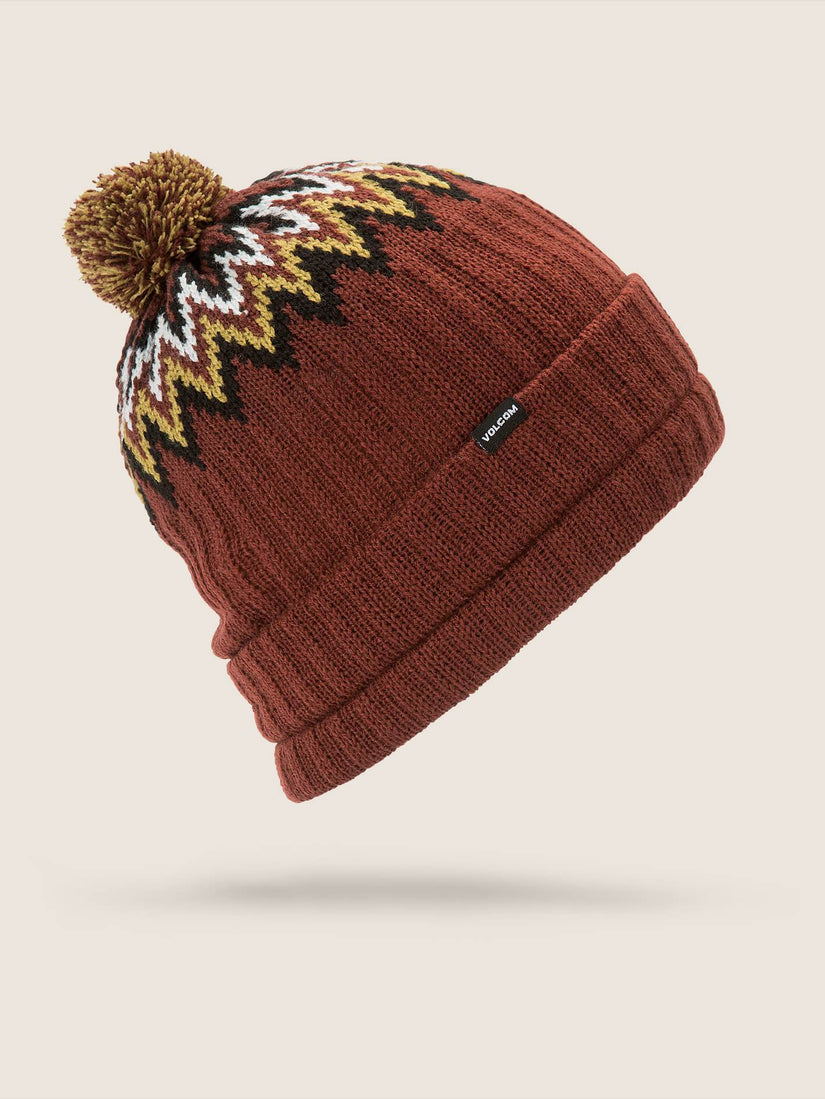 Jump Stalker Beanie - Burnt Red