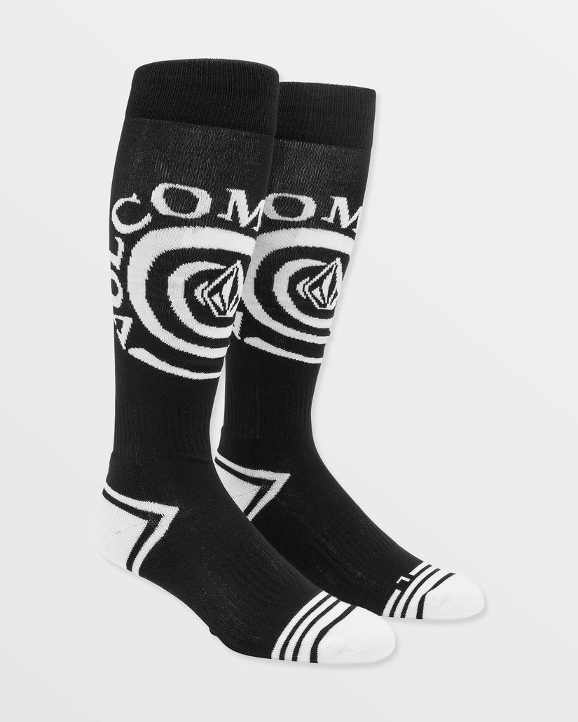 Chaussettes hautes Spiral - Black