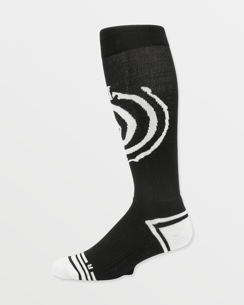 Chaussettes hautes Spiral - Black