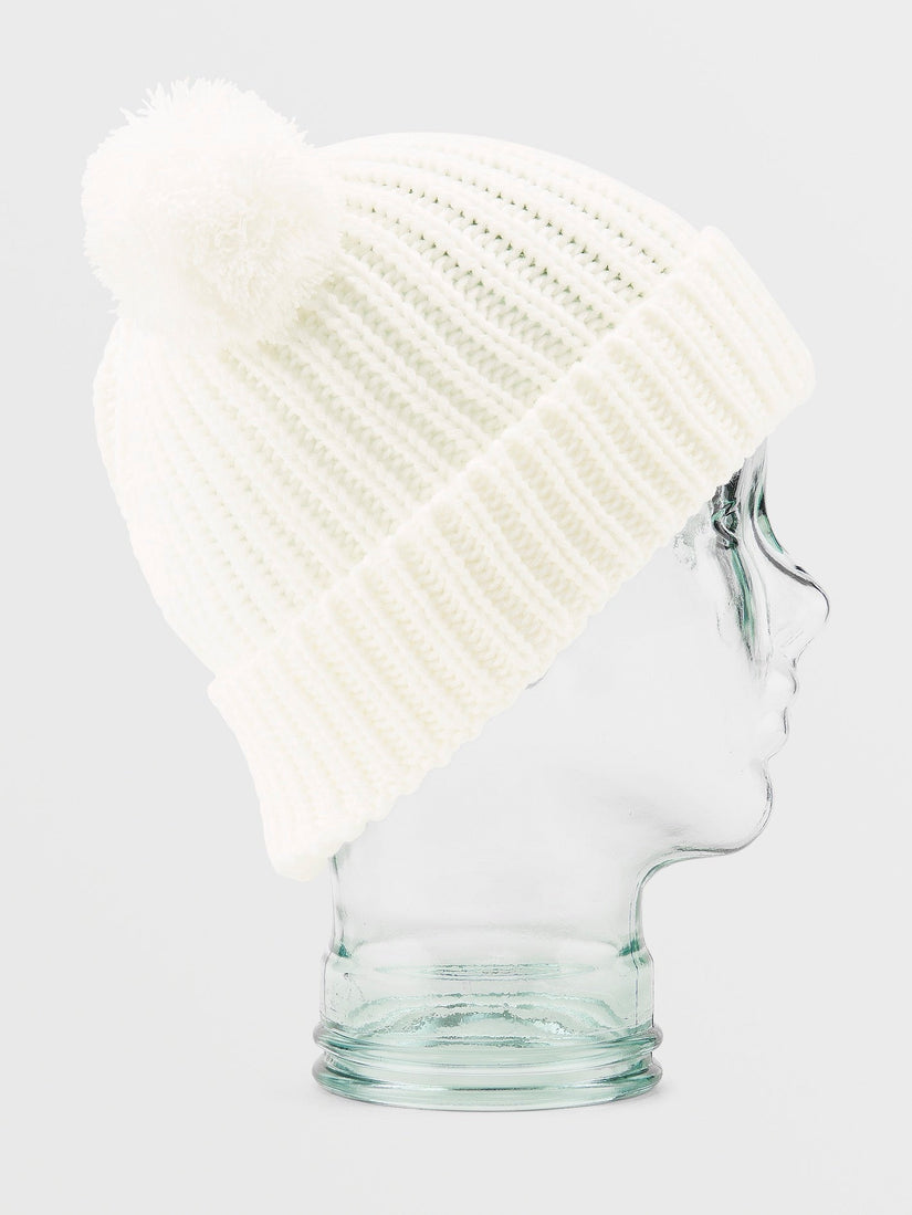Shreddy Teddy Bobble Beanie - WHITE - (KIDS) (NN5852402_WHT) [B]