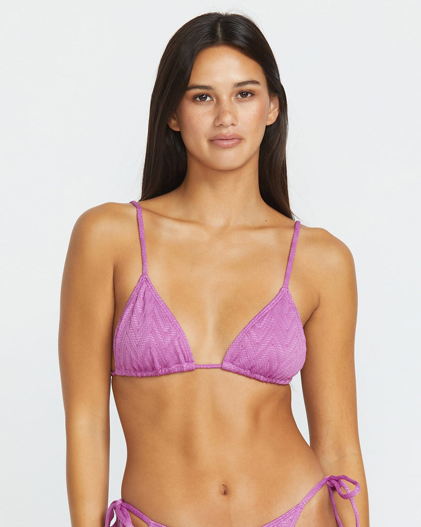 Haut de Bikini Triangle V Baby Slide - IRIS PURPLE