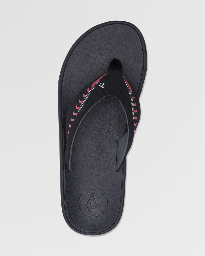 Sandales Jack Robinson - BLACK RED