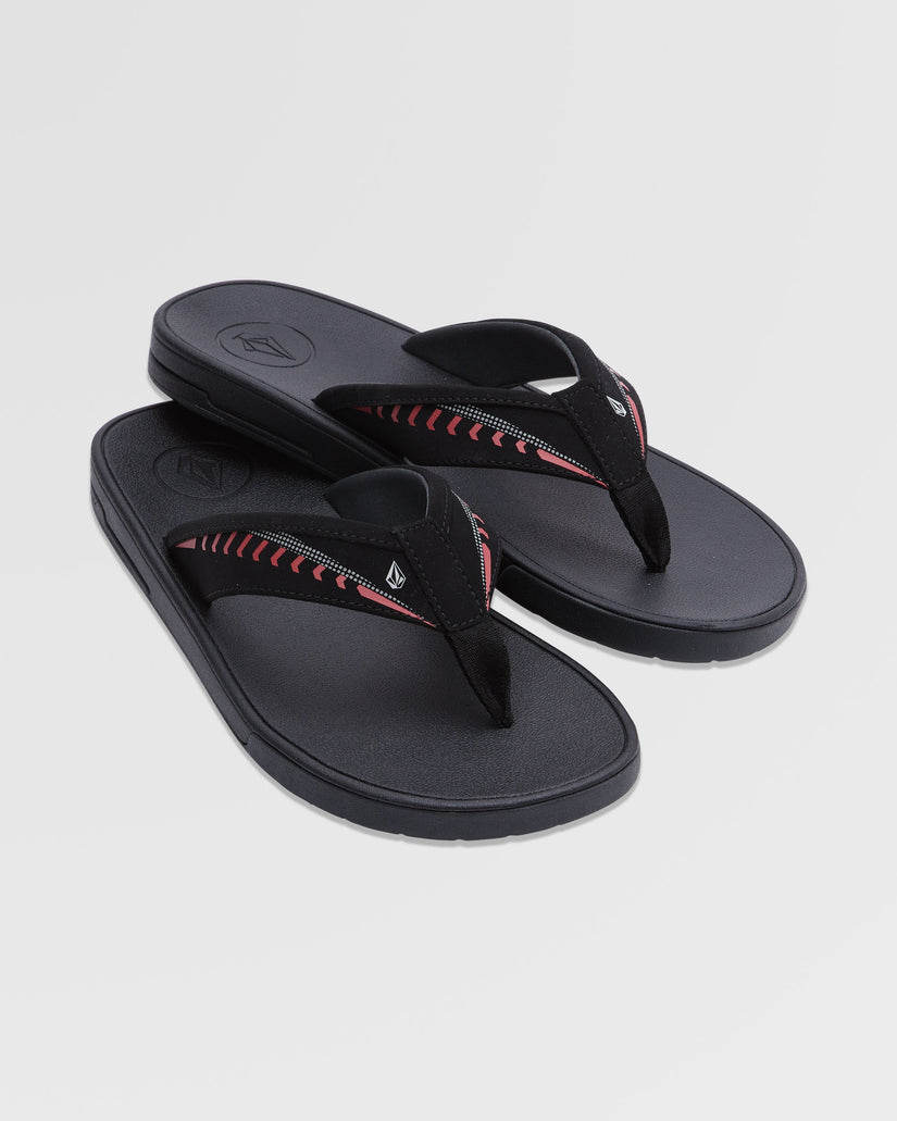 Sandales Jack Robinson - BLACK RED