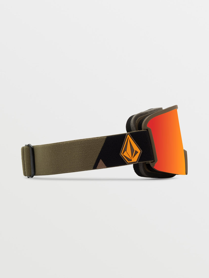 Garden Military/Gold Goggle (+ Bonus Lens - Yellow) - RED CHROME (VG0123510_RDCH) [1]