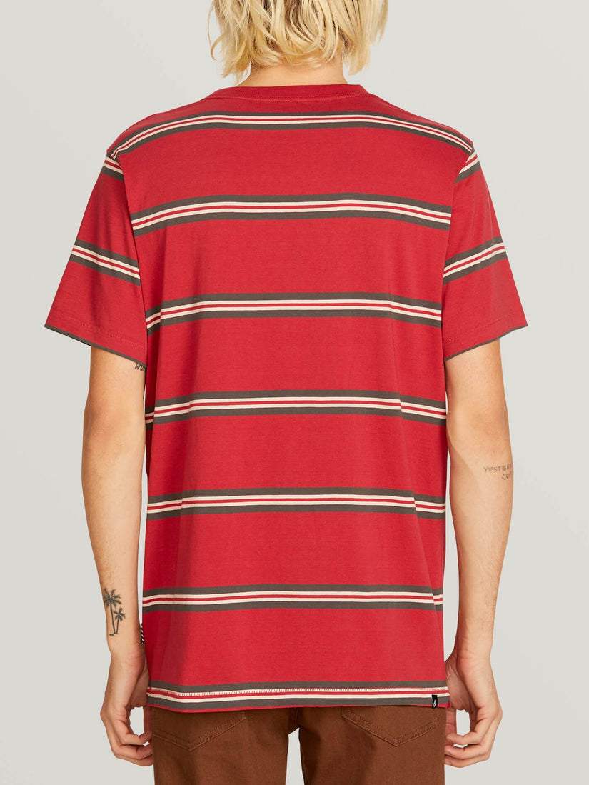 Beauville Crew T-shirt  - Burgundy