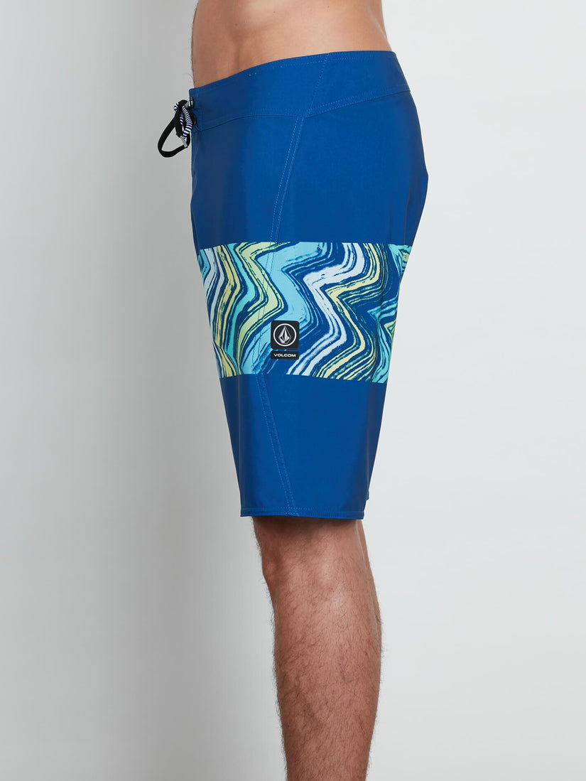 Macaw Mod Boardshorts - Camper Blue