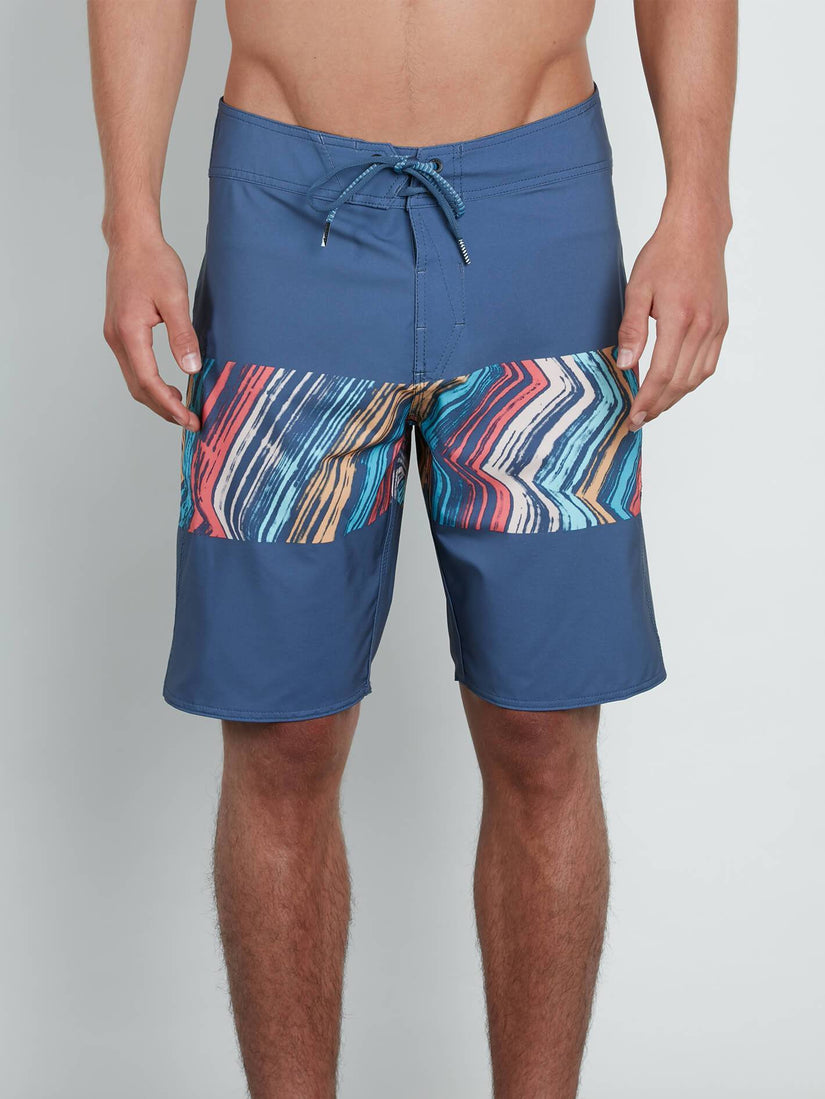 Macaw Mod Boardshorts - Deep Blue