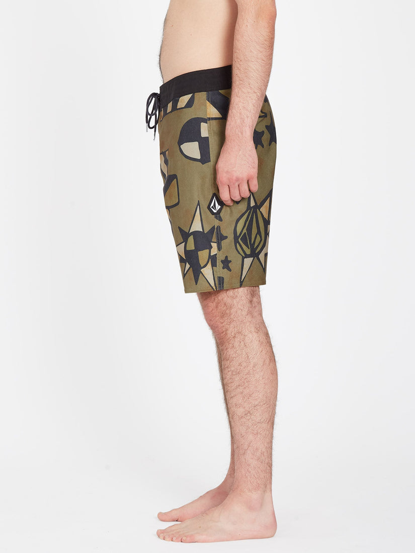 Geo Stoney 19" Boardshort - SERVICE GREEN (A0812308_SVG) [3]