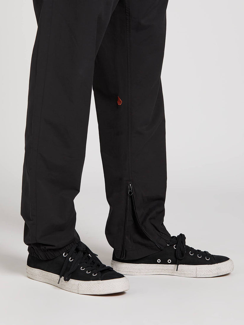 Octagon Elastic Waist Pant - Black