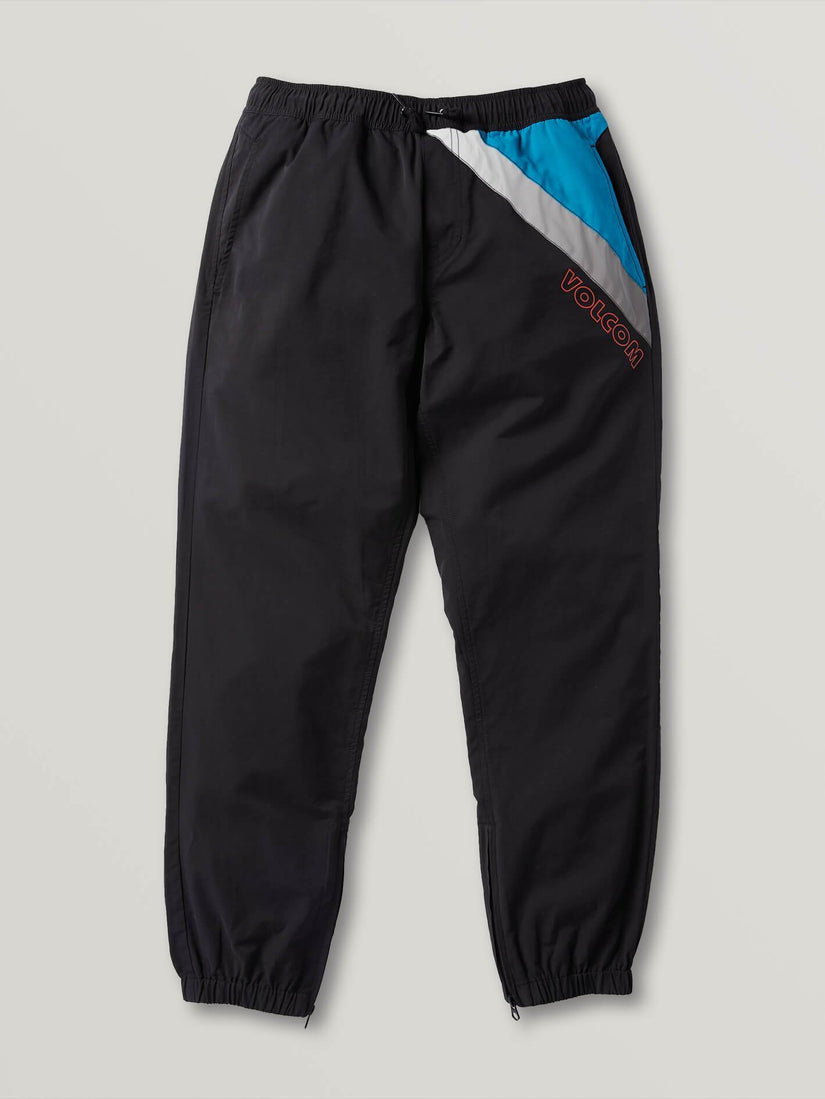 Octagon Elastic Waist Pant - Black