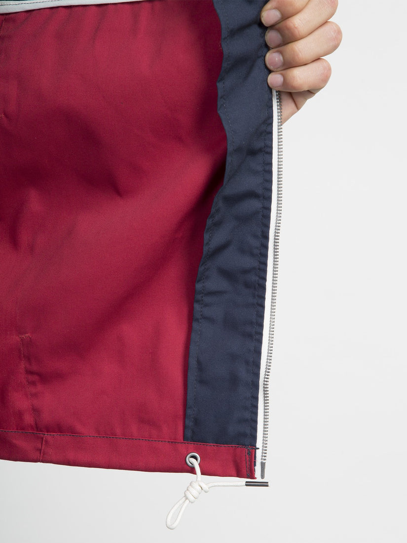 Howard Hooded Jacket  - Burgundy
