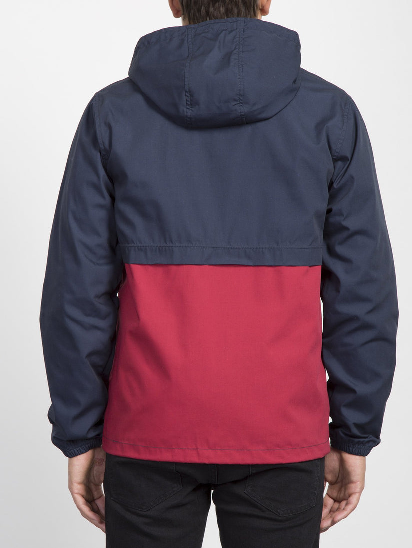 Howard Hooded Jacket  - Burgundy