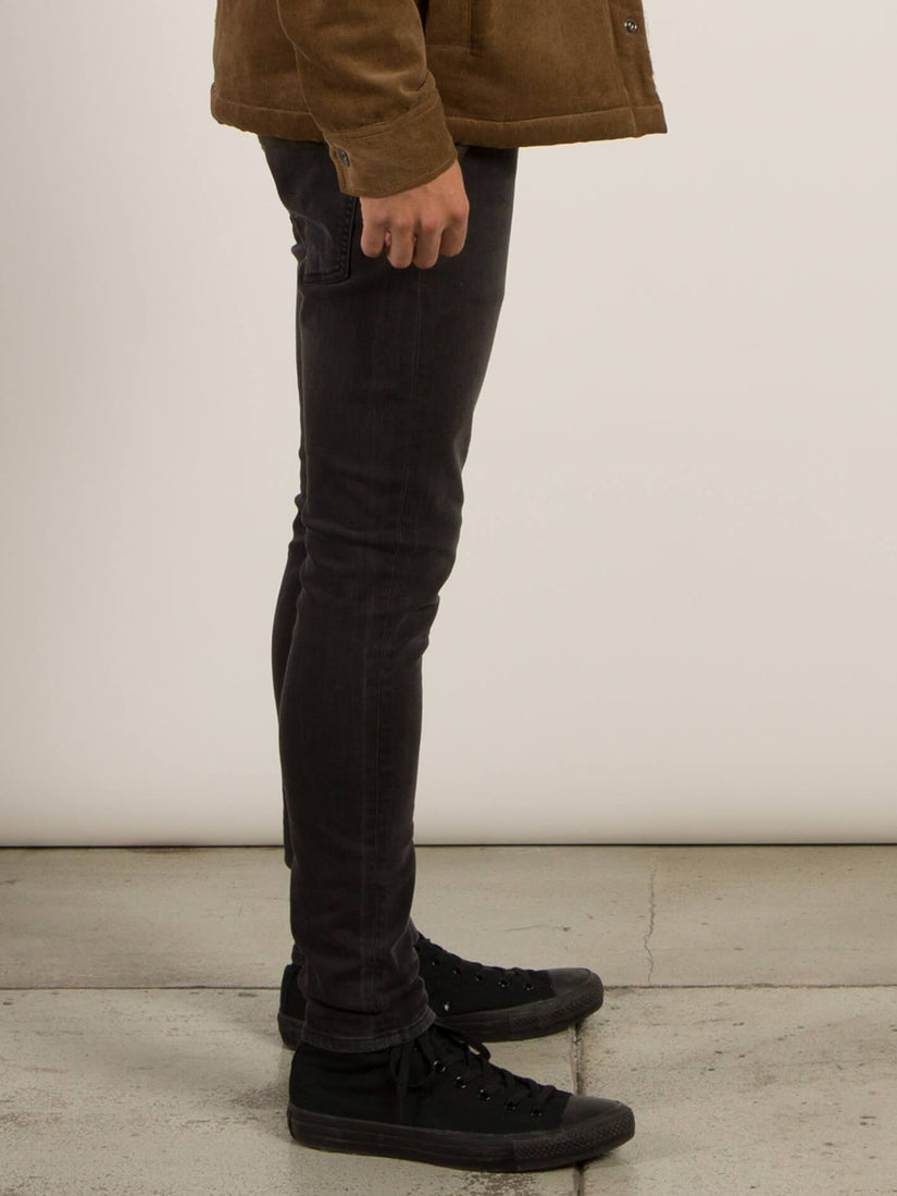2X4 Tapered Jeans - Sulfur Black
