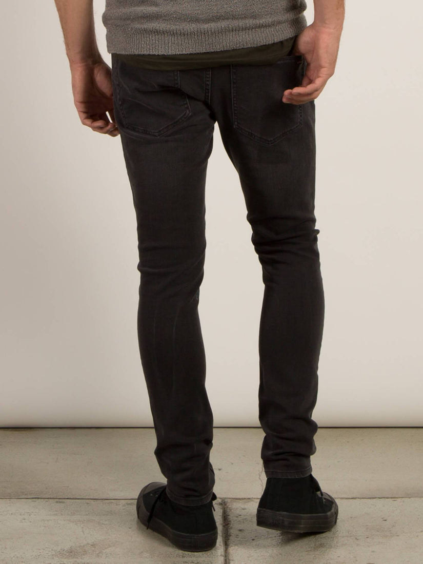 2X4 Tapered Jeans - Sulfur Black