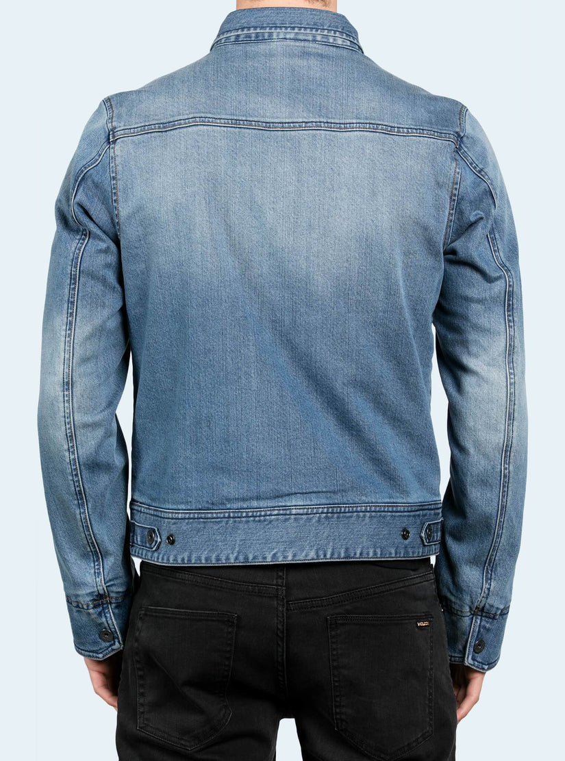 Burger X Volcom Jacket - Wrecked Indigo
