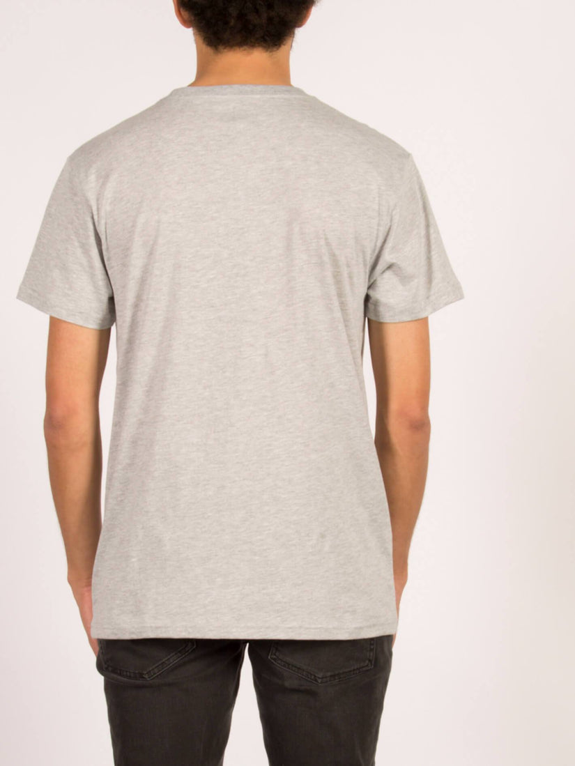 STONE BLANK BSC SS HEATHER GREY