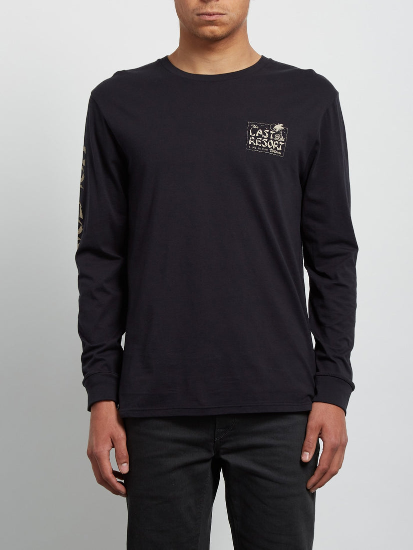 Last Resort Long Sleeve Tee - Black