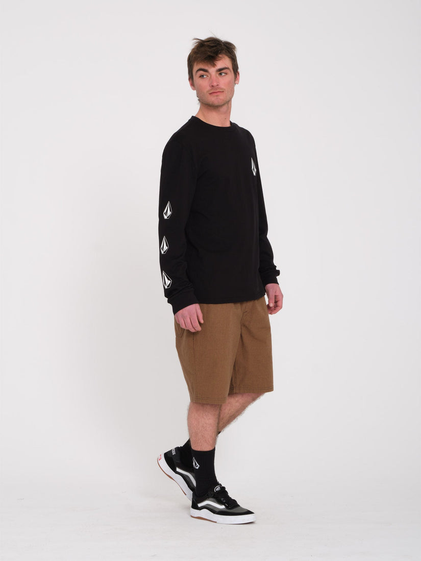 Iconic Stone T-shirt - BLACK