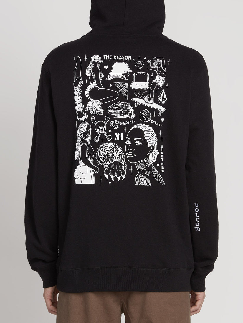 Mike Giant Pullover - Black (A4131912_BLK) [B]