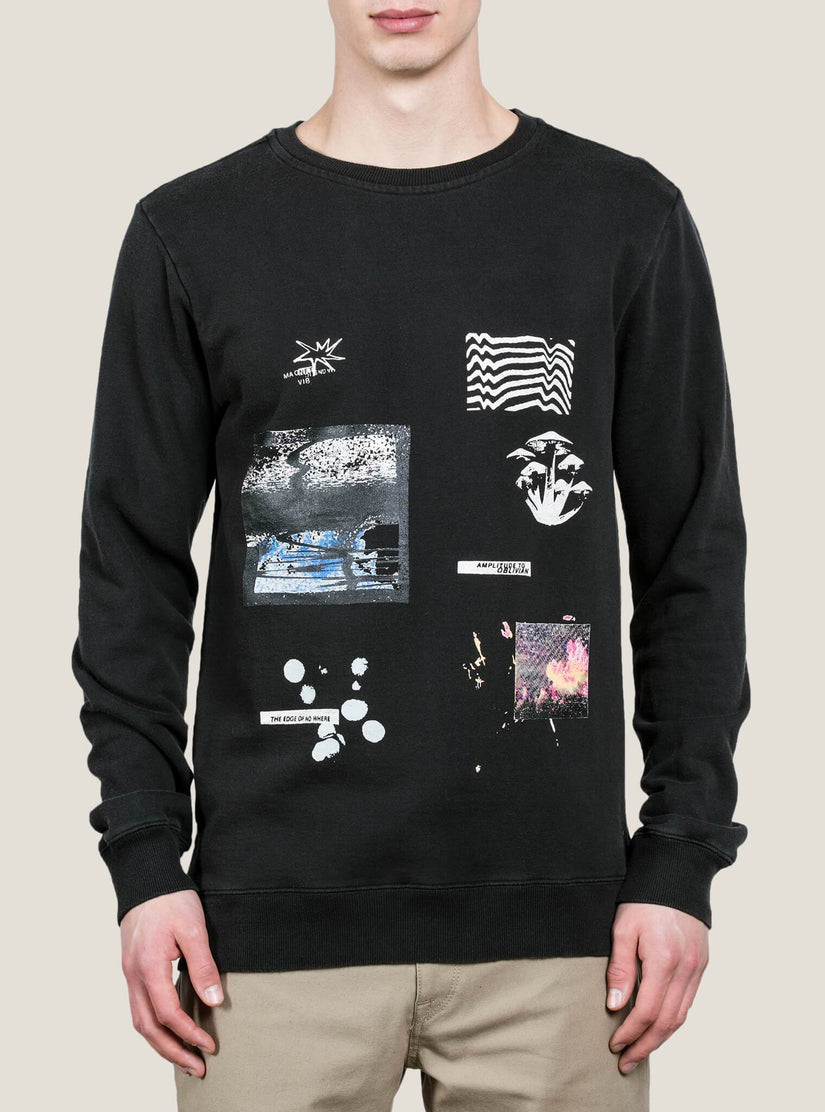 Reload Crew Sweatshirt - Washed Black