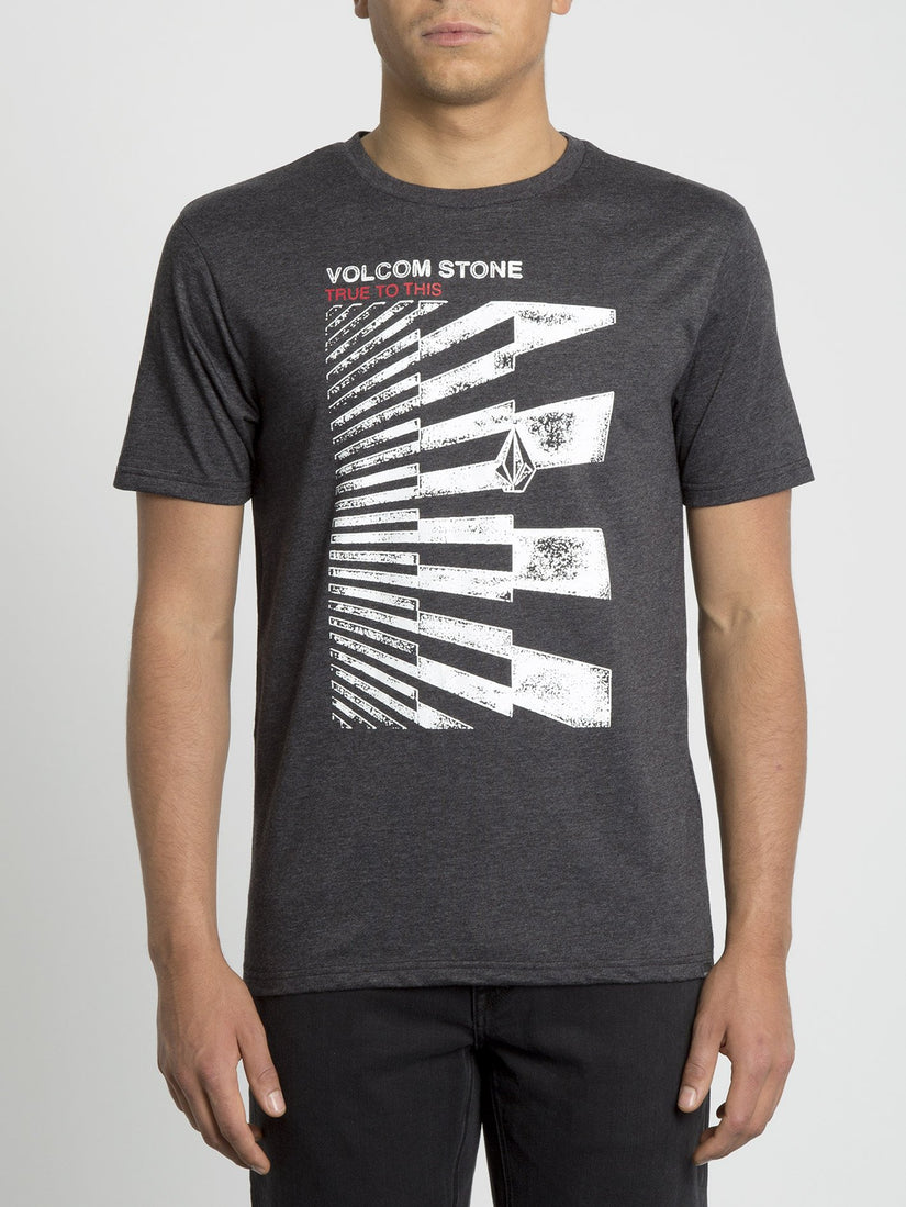 Stone Truth T-shirt - Heather Black (A5731953_HBK) [F]