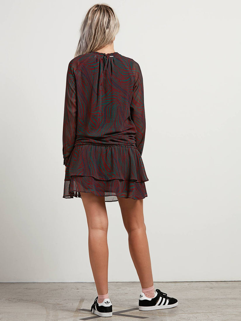 Zebom Dre Dress - Burgundy