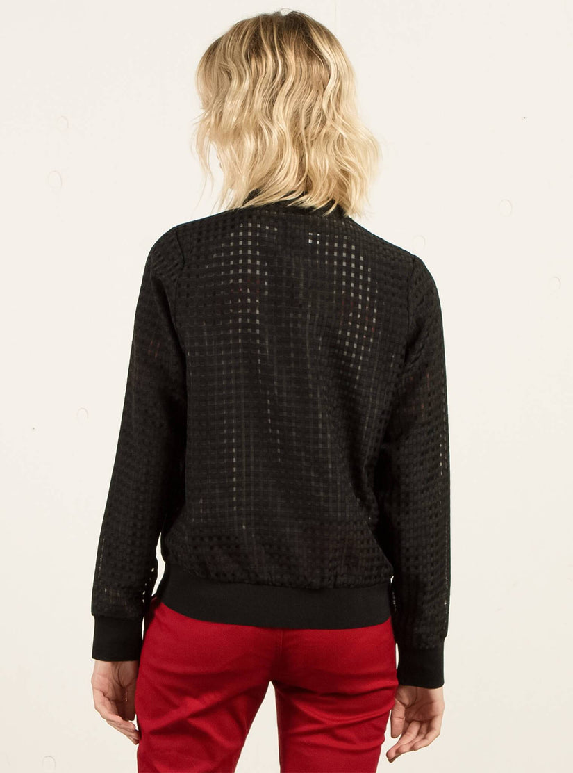 GMJ Sheer Jacket - Black