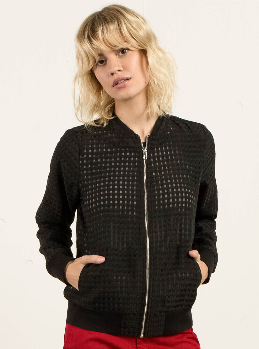 GMJ Sheer Jacket - Black