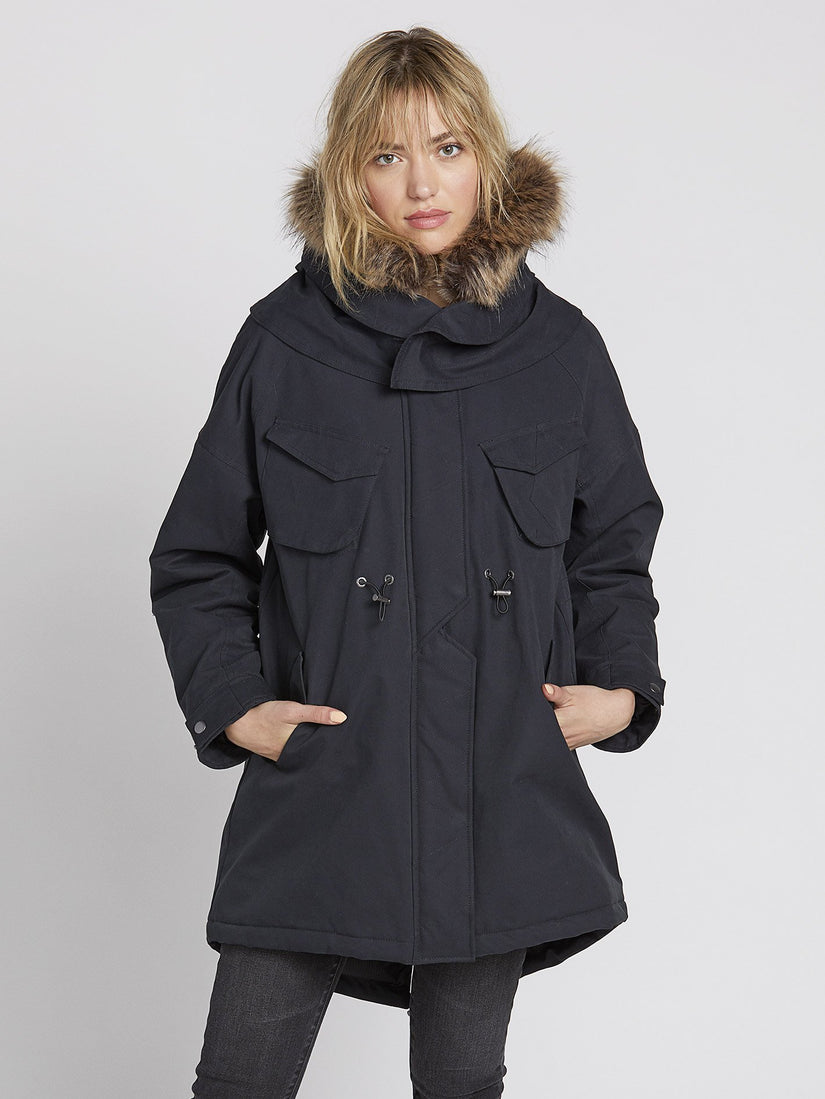 Parka Rainy Shiny 5K - Black (B1531959_BLK) [F]