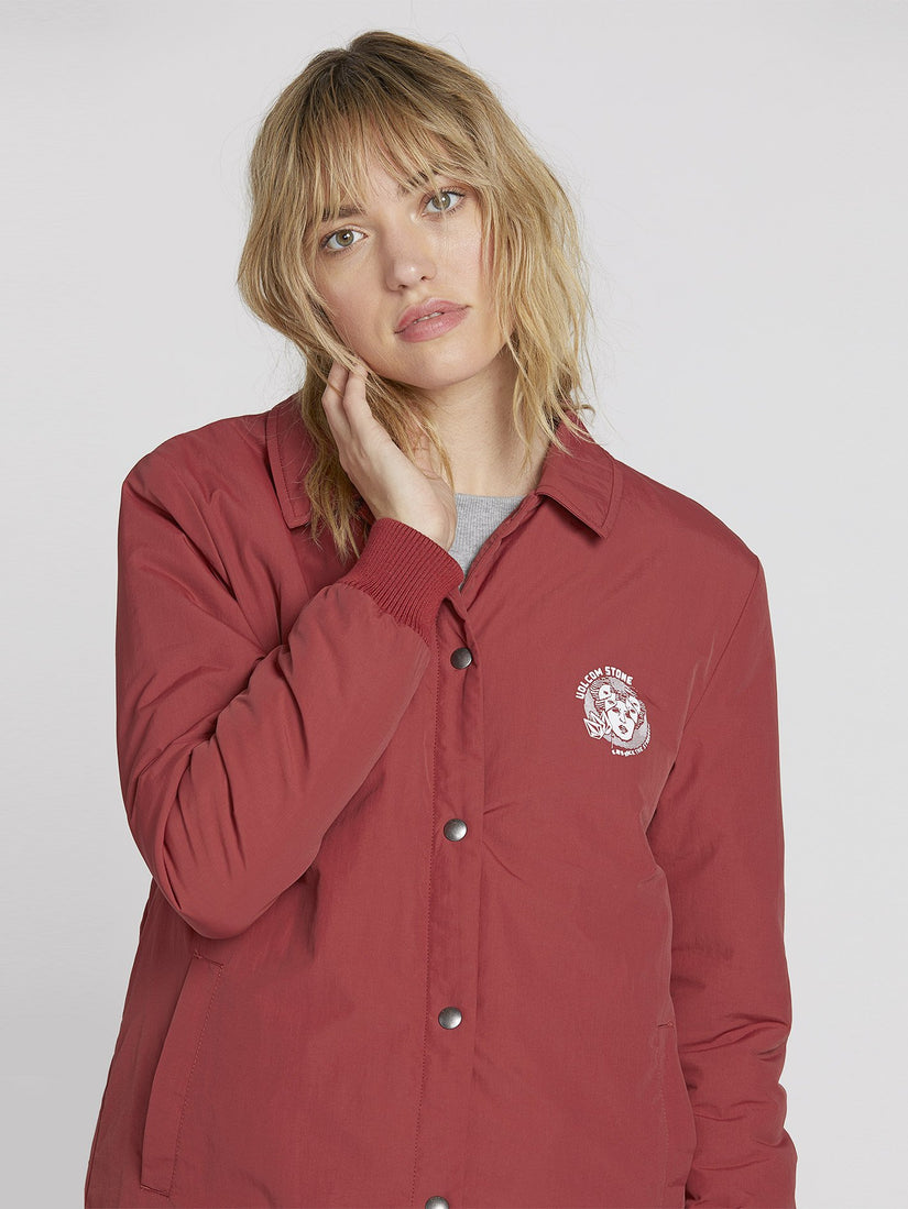 Coach Up Sherpa Jacket - Auburn (B1531964_AUB) [4]