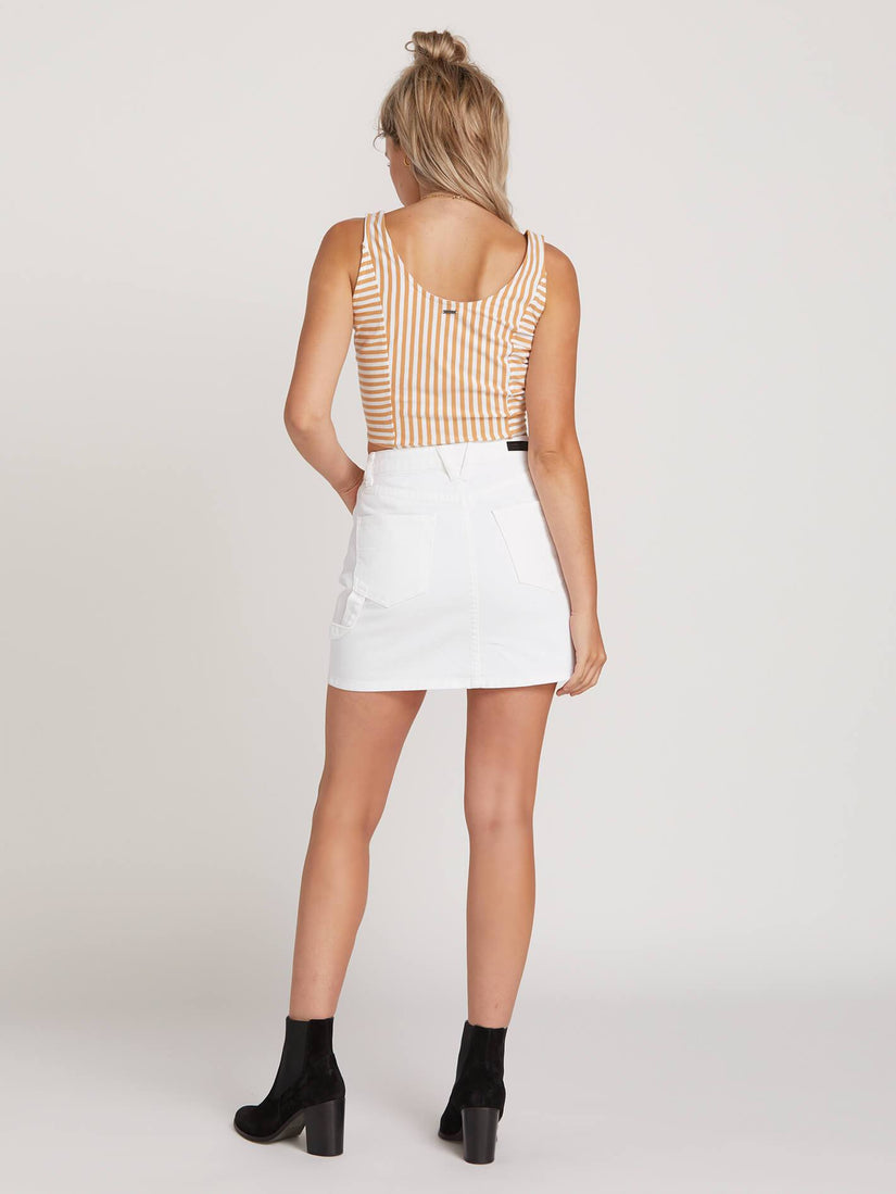 Fix It Mini Skirt  - White