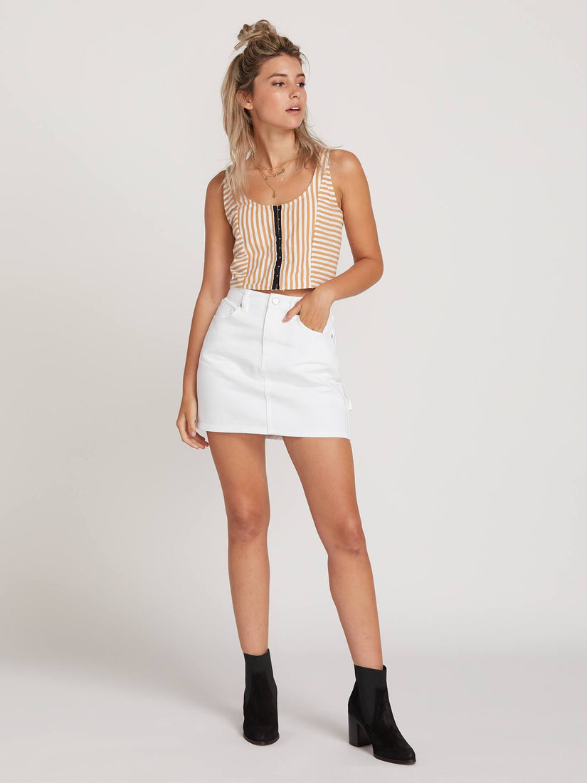 Fix It Mini Skirt  - White