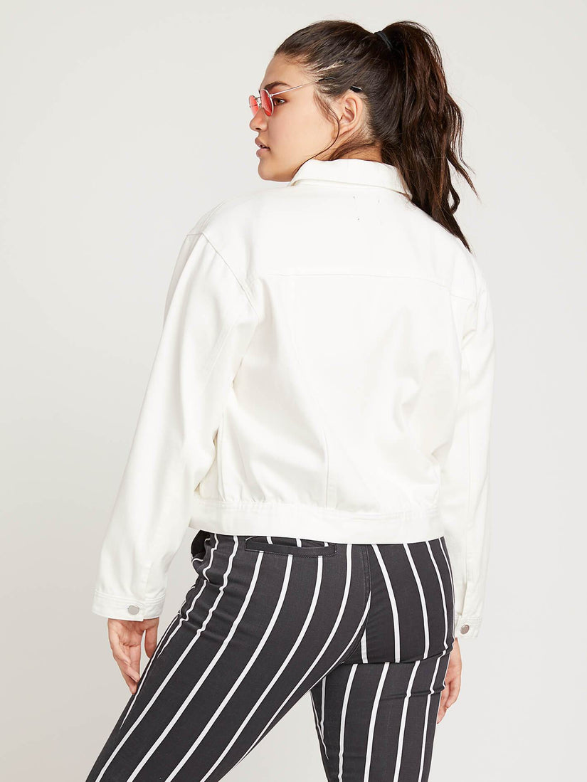 Fix It Denim Jacket  - White