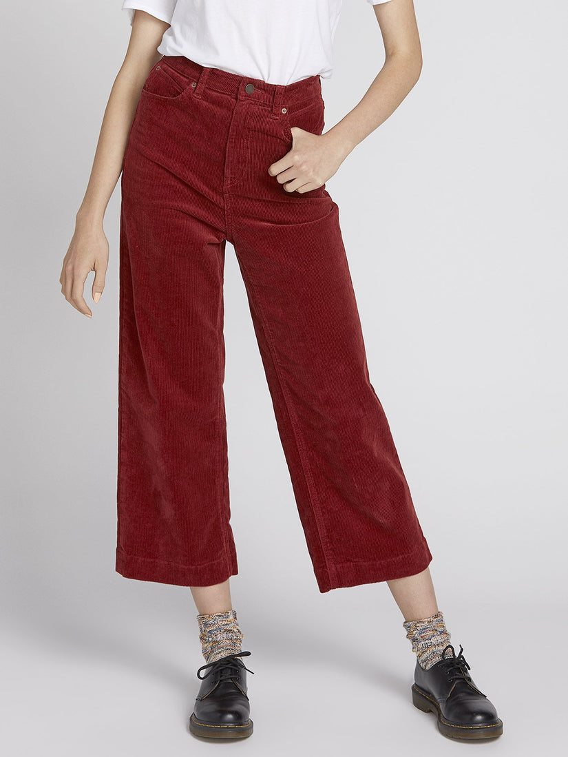 Oh My Cord Wide Leg - Auburn (B1931906_AUB) [F]