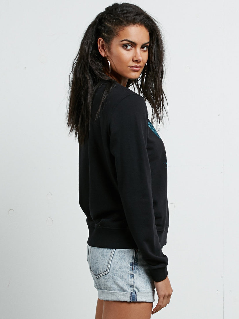 Sound Check Fleece Sweatshirt - Black