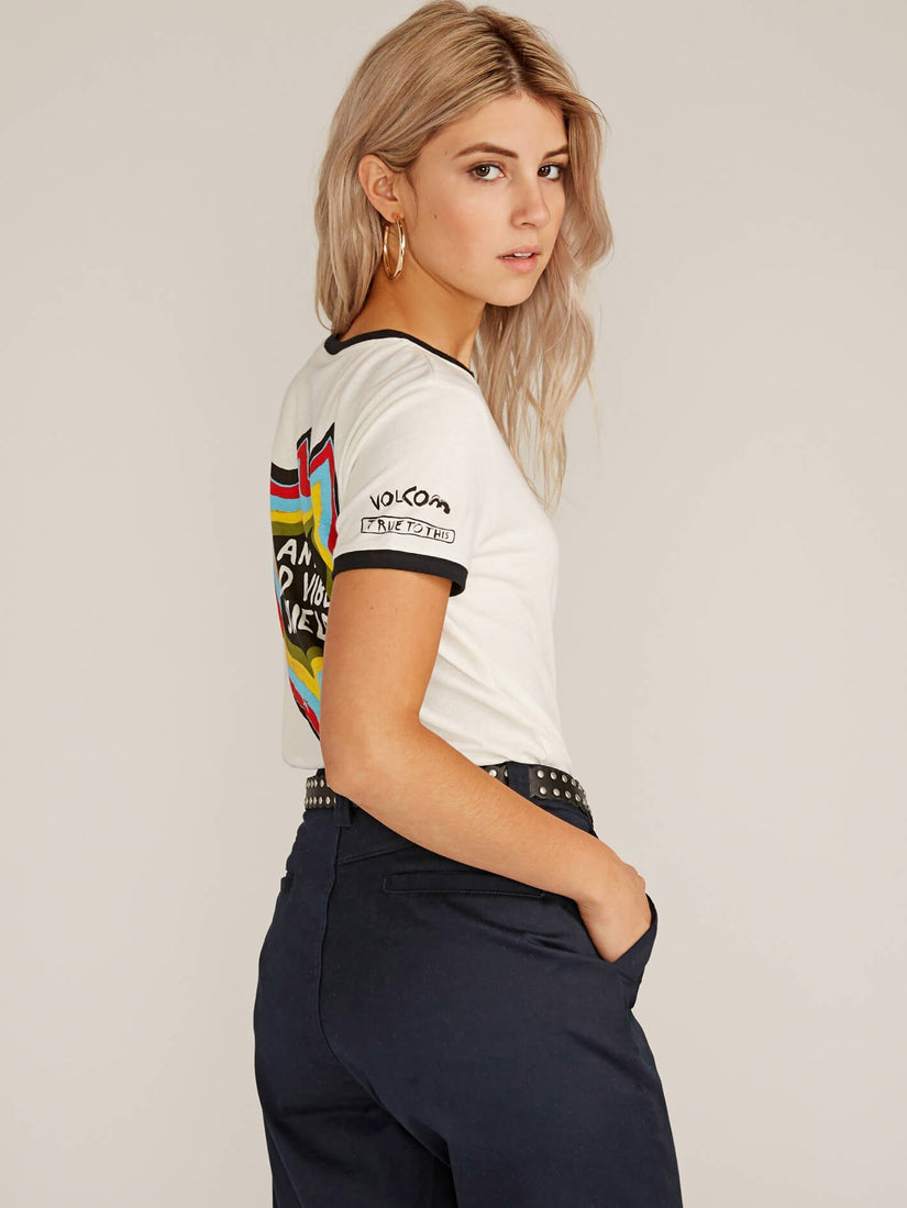Ozzy Ringer Tee - White