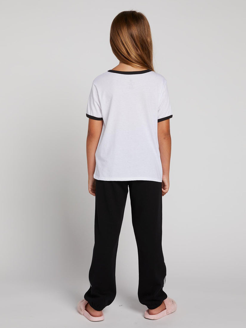 Big GIrls Hey Slims Tee - White